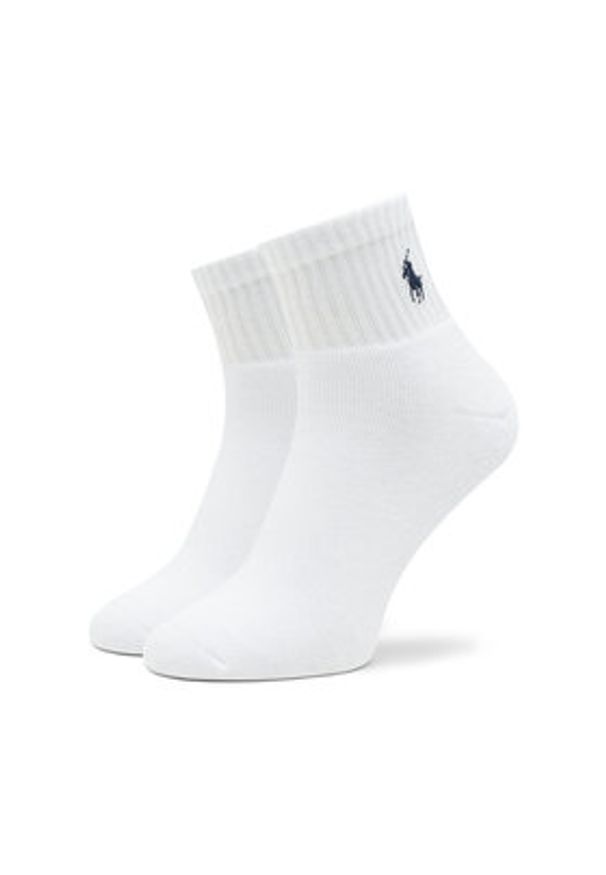 Polo Ralph Lauren Zestaw 3 par wysokich skarpet męskich 449655220003 Biały. Kolor: biały. Materiał: bawełna