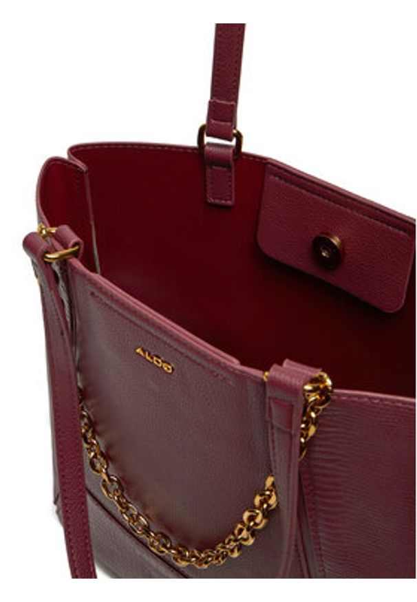 Aldo Torebka Inaya 13863671 Bordowy. Kolor: czerwony. Materiał: skórzane