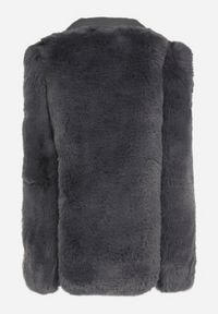 Born2be - Ciemnoszara Kamizelka Futrzana Irelaia. Kolor: szary. Materiał: futro #3