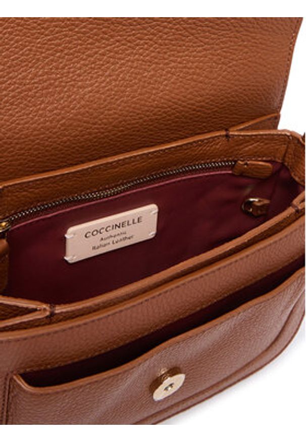 Coccinelle Torebka SSL Coccinelle C-Me E1 SSL 15 01 01 Brązowy. Kolor: brązowy. Materiał: skórzane