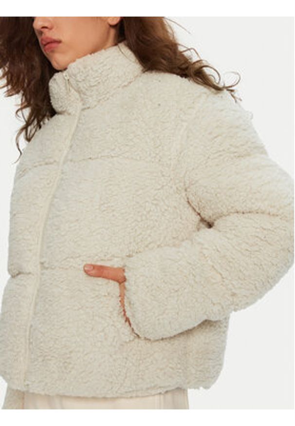 Brave Soul Kurtka puchowa LJK-MICHELLINCRE Écru Regular Fit. Materiał: syntetyk