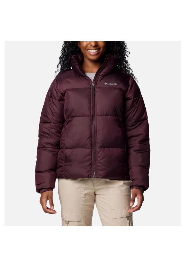 columbia - Płaszcz Zimowy Damski Columbia Puffect II. Kolor: fioletowy. Materiał: puch. Sezon: zima. Sport: turystyka piesza