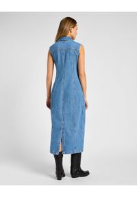 Lee - LEE DAMSKA SUKIENKA JENSOWA LONG SLIM DRESS FEELING FINE 112355119 LI68016317 #3
