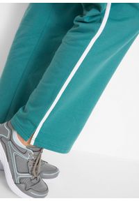 Spodnie dresowe bawełniane (2 pary), długie, Level 1 bonprix czarny + matowy kobaltowy. Kolor: czarny. Materiał: dresówka, bawełna. Długość: długie. Styl: sportowy #3