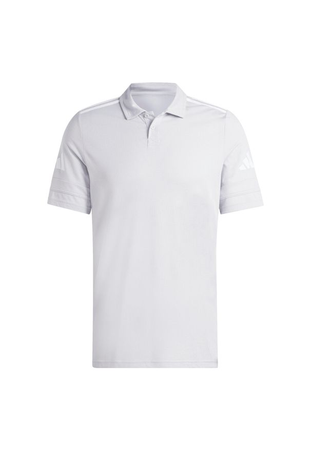 Adidas - Polo bawełnowe adidas Squadra25. Typ kołnierza: polo. Kolor: szary, biały, wielokolorowy. Materiał: bawełna. Sport: piłka nożna