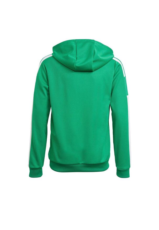 Adidas - Bluza piłkarska dla dzieci adidas Squadra 21 Hoody Youth. Kolor: wielokolorowy, biały, zielony. Materiał: poliester. Sport: piłka nożna