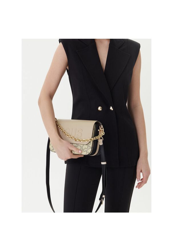 Tous - Torebka TOUS. Kolor: beżowy