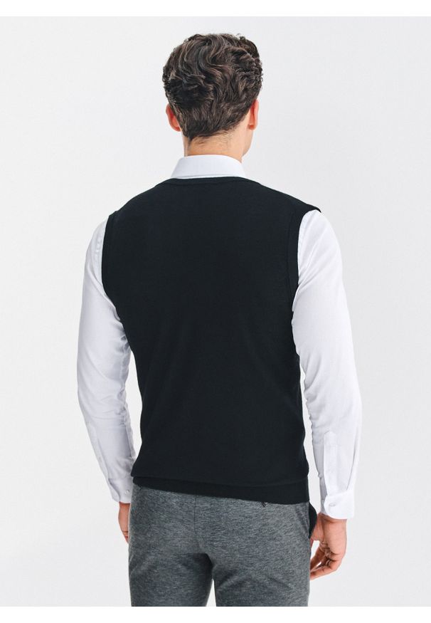 Pako Lorente - PAKO LORENTE - Bezrękawnik z dekoltem w serek. Okazja: na co dzień. Typ kołnierza: dekolt w serek. Materiał: wełna. Długość rękawa: bez rękawów. Sezon: jesień. Styl: casual