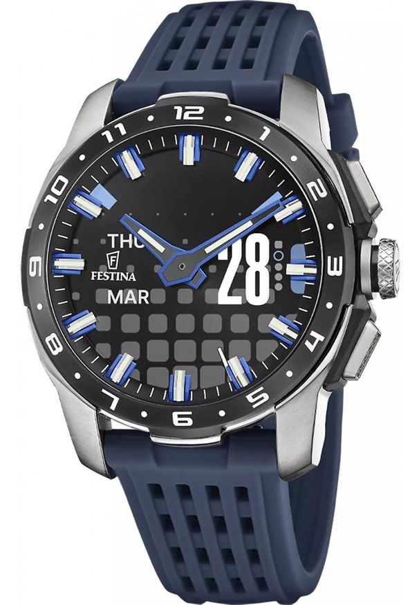 Smartwatch Festina Smartwatch męski Festina F23305-3 niebieski pasek. Rodzaj zegarka: smartwatch. Kolor: niebieski