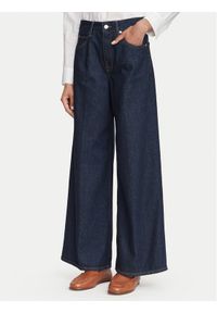 TOMMY HILFIGER - Tommy Hilfiger Jeansy Indie WW0WW48567 Granatowy Wide Leg. Kolor: niebieski #1