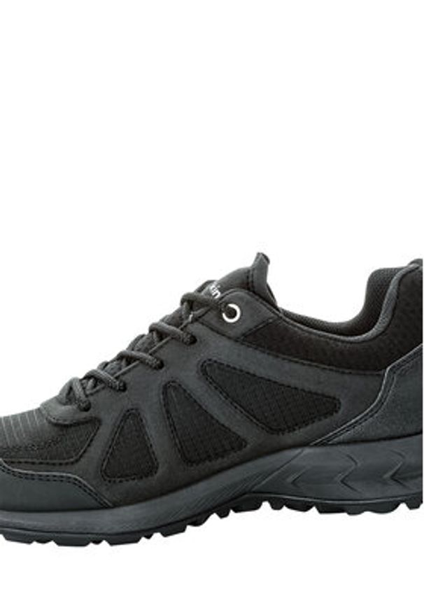 Jack Wolfskin Trekkingi Woodland 2 Texapore Low W 4051341 Czarny. Kolor: czarny. Materiał: skóra