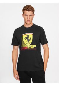 Puma T-Shirt Ferrari Race 620952 Czarny Regular Fit. Kolor: czarny. Materiał: bawełna