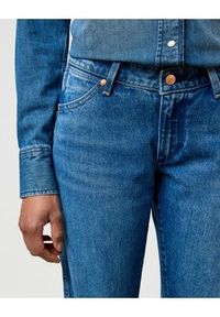 Wrangler Jeansy Low Rise Cowboy Niebieski Straight Leg. Kolor: niebieski