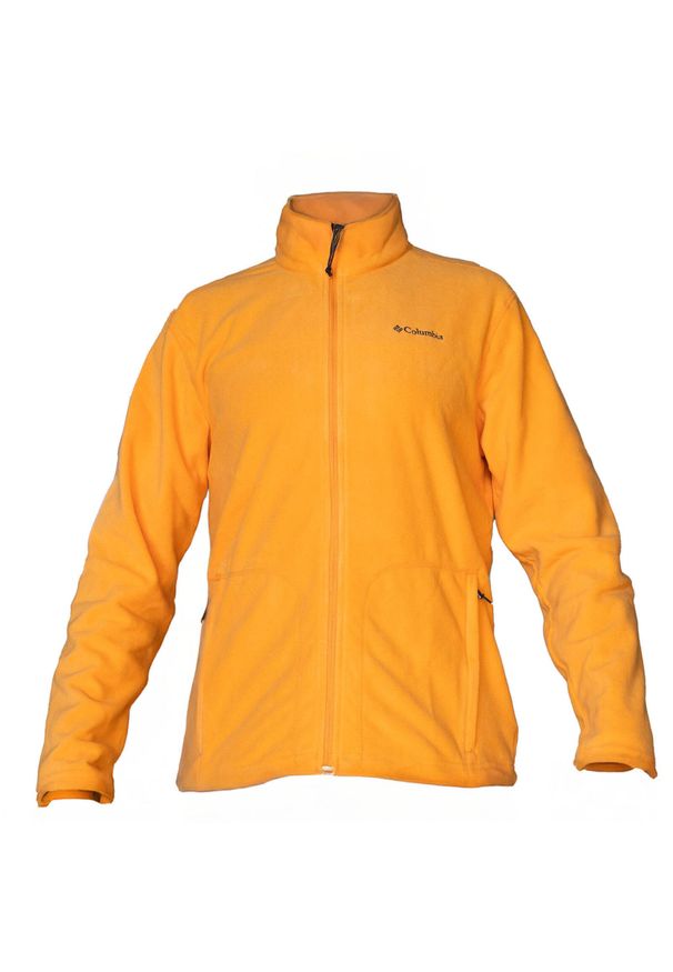 columbia - Polar turystyczny męski Fast Trek Light FZ Fleece. Kolor: pomarańczowy. Materiał: poliester. Sport: turystyka piesza