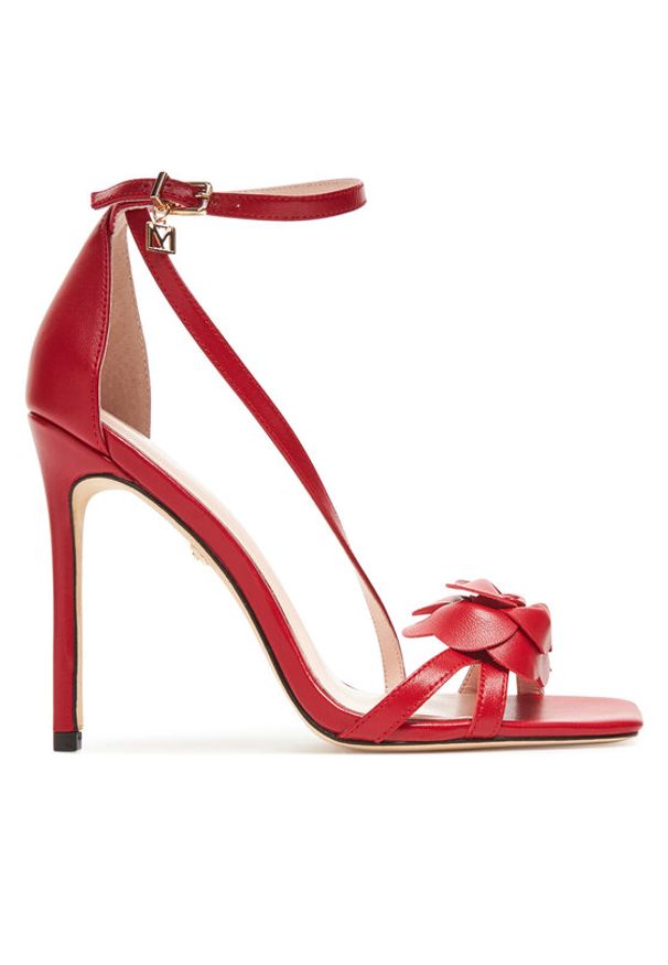 Marciano Guess Sandały 5YGZ34 7368A Czerwony. Kolor: czerwony. Materiał: skóra