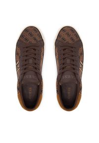 Guess Sneakersy FMPDAV FAL12 Brązowy. Kolor: brązowy. Materiał: materiał #5