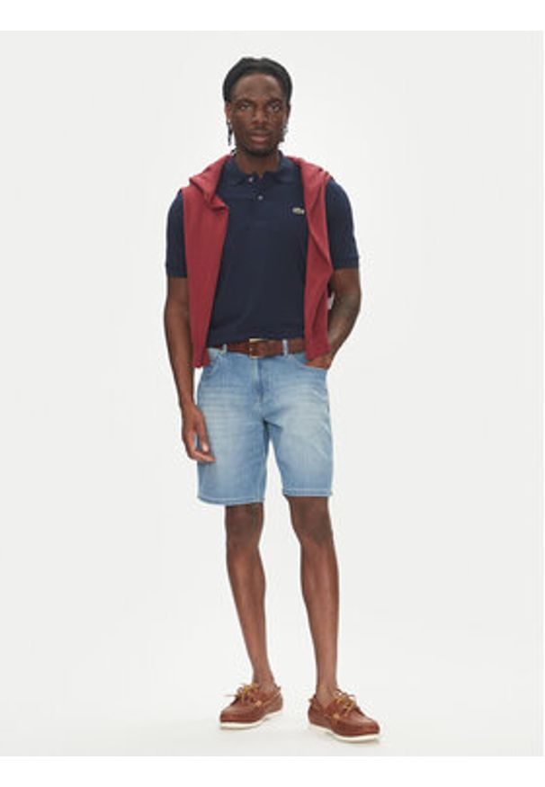 Hechter Paris Szorty jeansowe 26655 151362 Niebieski Regular Fit. Kolor: niebieski. Materiał: bawełna