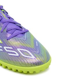 Adidas - adidas Buty do piłki nożnej F50 Club Turf Boots JI0026 Fioletowy. Kolor: fioletowy. Materiał: skóra #4