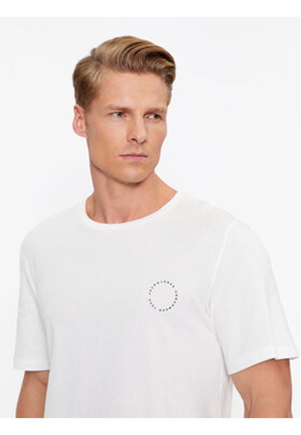 Jack & Jones - Jack&Jones T-Shirt 12235209 Biały Regular Fit. Kolor: biały. Materiał: bawełna