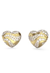 Guess Kolczyki JUBE0450 4JW Złoty. Materiał: metalowe. Kolor: złoty