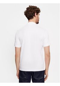 Calvin Klein Polo Smooth Cotton Slim Polo K10K111657 Biały Regular Fit. Typ kołnierza: polo. Kolor: biały. Materiał: bawełna #5
