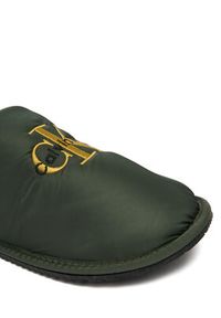 Calvin Klein Kapcie Hotel Slipper Mono Embro YM0YM01392 Zielony. Kolor: zielony. Materiał: materiał #2