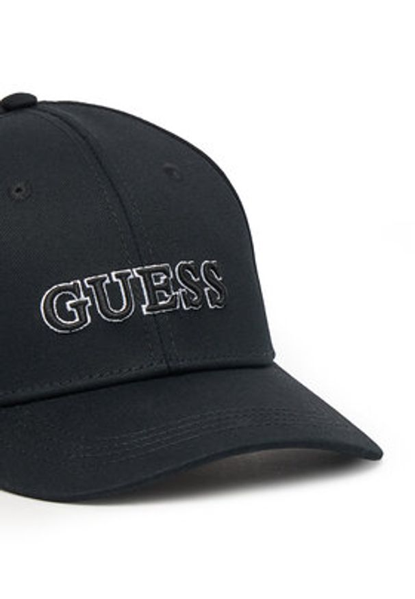 Guess Czapka z daszkiem AW5360 COT01 Czarny. Kolor: czarny. Materiał: materiał, bawełna