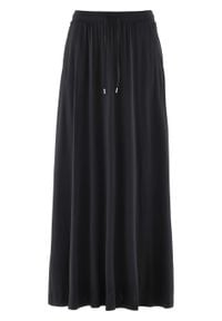 Spódnica z dżerseju bonprix czarny. Kolor: czarny. Materiał: jersey #1