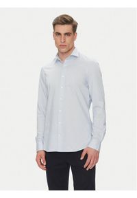 Michael Kors Koszula MK0DS01555 Błękitny Slim Fit. Kolor: niebieski. Materiał: syntetyk #1