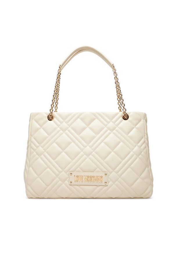 Love Moschino - Torebka LOVE MOSCHINO. Kolor: beżowy
