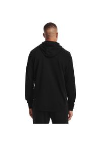 Under Armour Rival Terry Big Logo Hoodie, męska bluza. Kolor: wielokolorowy, czarny, biały. Materiał: poliester, bawełna