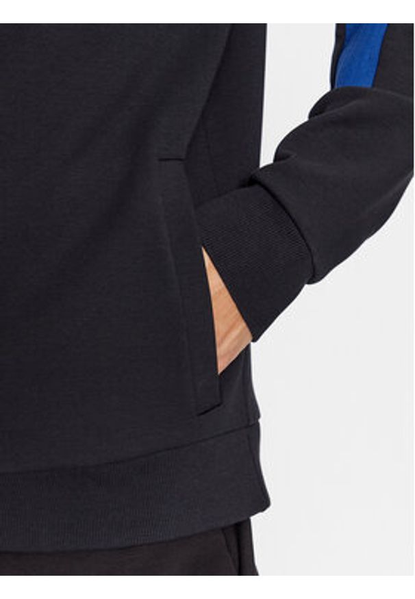 BOSS - Boss Bluza 50493470 Czarny Regular Fit. Kolor: czarny. Materiał: bawełna