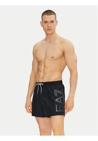 EA7 Emporio Armani Szorty kąpielowe 7M000550 AF14497 MC026 Czarny Regular Fit. Kolor: czarny. Materiał: syntetyk #6