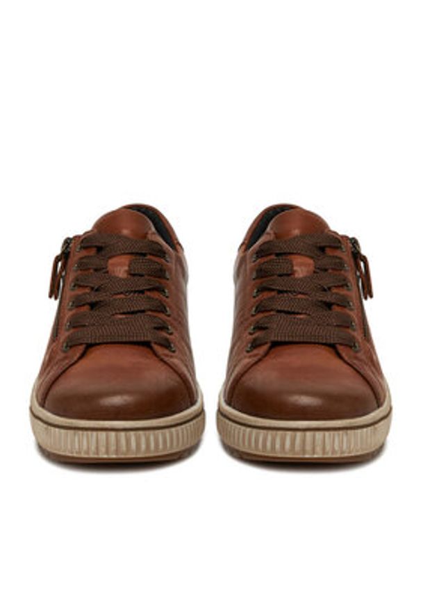 Remonte Sneakersy D0700-22 Brązowy. Kolor: brązowy. Materiał: skóra