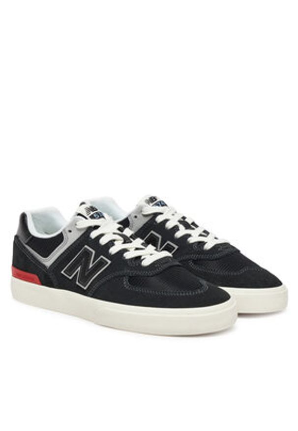 New Balance Sneakersy NM574VYW Czarny. Kolor: czarny. Materiał: skóra, zamsz. Model: New Balance 574