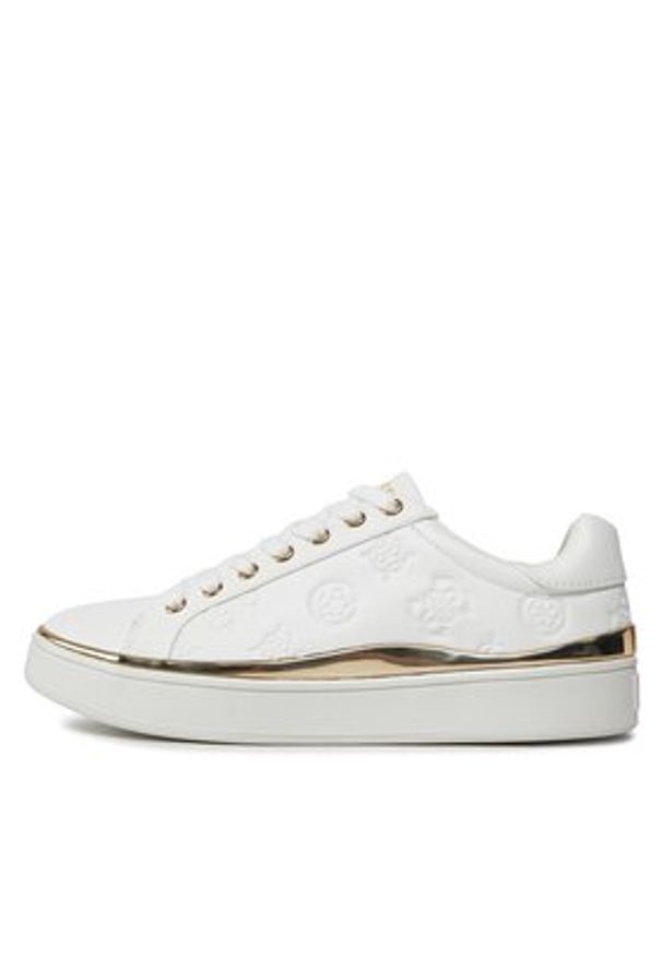 Guess Sneakersy FL8BNY FAL12 Biały. Kolor: biały. Materiał: skóra