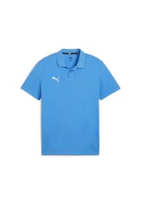 Polo Puma Teamgoal Casuals. Typ kołnierza: polo. Kolor: niebieski. Sport: piłka nożna #1