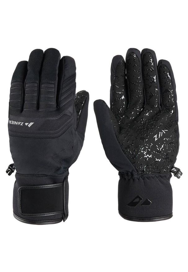 ZANIER - Rękawice pięciopalczaste Zanier Park.STX. Kolor: czarny. Sezon: zima. Sport: narciarstwo