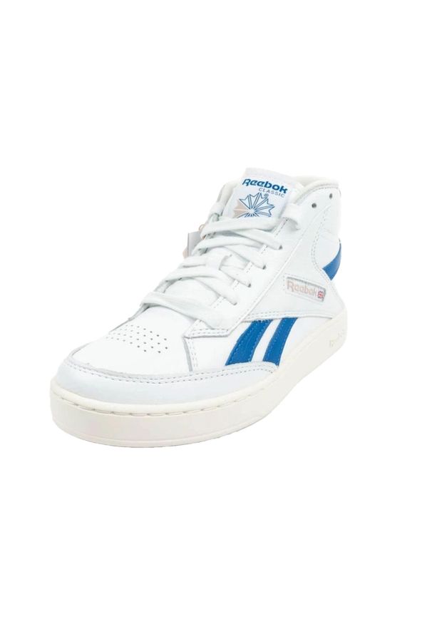 Reebok - Męskie Skórzane Buty Sportowe Club Forum. Kolor: biały. Materiał: skóra. Model: Reebok Club. Sport: turystyka piesza