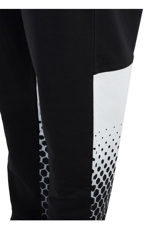 Bikkembergs Spodnie | C 1 01S H1 E B054 | Mężczyzna | Czarny. Okazja: na co dzień. Kolor: czarny. Materiał: poliester, elastan. Wzór: nadruk. Styl: casual