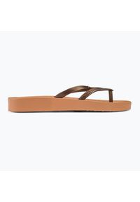 Japonki damskie Ipanema Bossa Soft V. Okazja: na plażę. Kolor: brązowy. Styl: sportowy