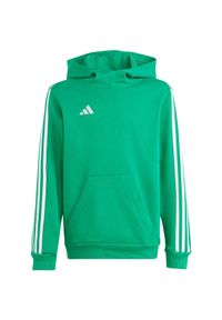 Adidas - Bluza dla dzieci adidas Tiro 23 League Sweat Hoodie. Kolor: wielokolorowy, biały, zielony