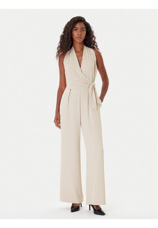 Rinascimento Kombinezon CFC0126186003 Beżowy Regular Fit. Kolor: beżowy. Materiał: syntetyk