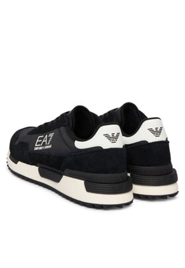 EA7 Emporio Armani Sneakersy 7X000380 AF19175 MC138 Czarny. Kolor: czarny. Materiał: skóra