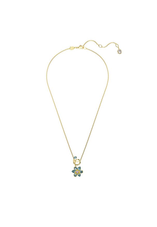 Swarovski Naszyjnik Idylia 5709029 Złoty. Materiał: metalowe. Kolor: złoty