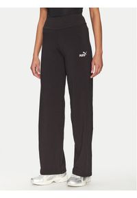 Puma Legginsy Ess Small No. 1 Logo 682428 Czarny Straight Fit. Kolor: czarny. Materiał: bawełna #1