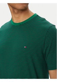 TOMMY HILFIGER - Tommy Hilfiger T-Shirt Ess Seasonal MW0MW39995 Zielony Regular Fit. Kolor: zielony. Materiał: bawełna