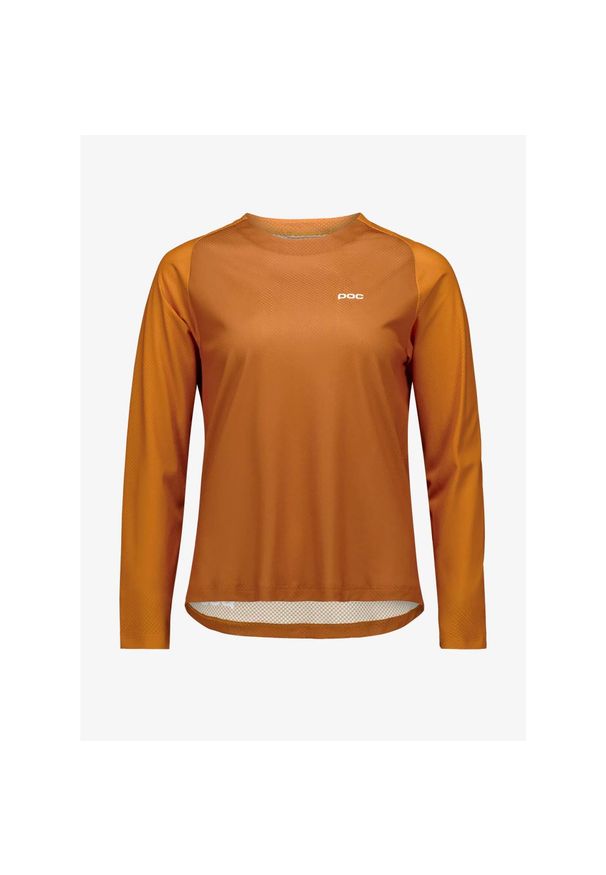 Bluza rowerowa damska POC Motion Air L/S Jersey. Kolor: brązowy. Materiał: jersey