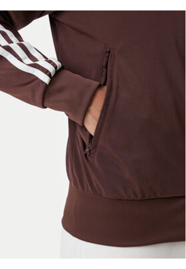 Adidas - adidas Bluza adicolor Classics Firebird KA0459 Brązowy Loose Fit. Kolor: brązowy. Materiał: syntetyk