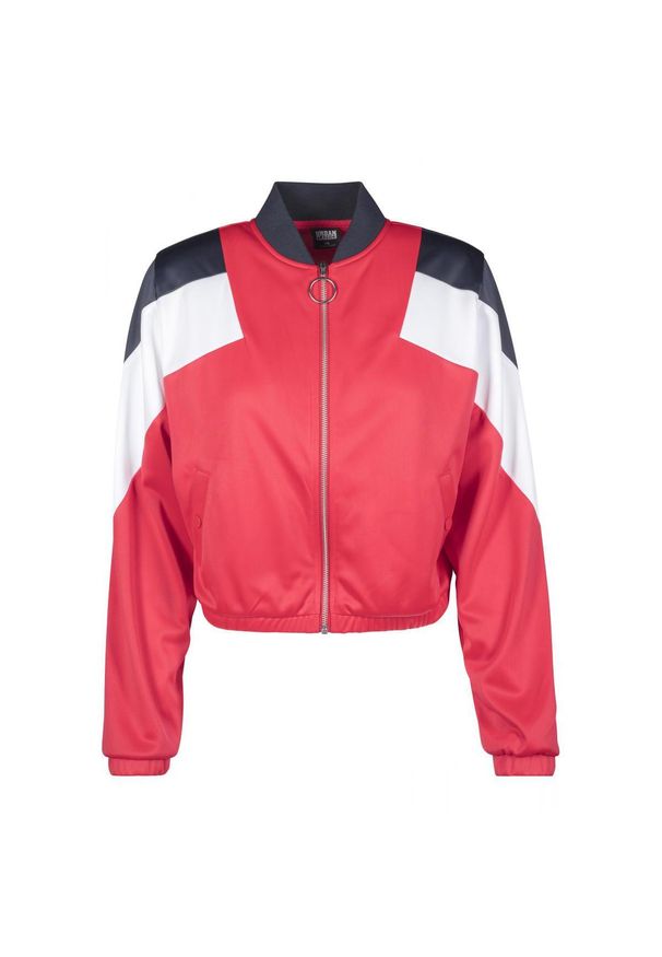 Urban Classics - Damska klasyczna parka miejska w 3 kolorach. Kolor: czerwony, niebieski, wielokolorowy. Sezon: zima. Styl: klasyczny